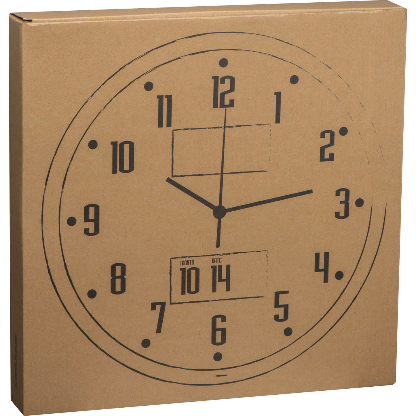 Analoge Wanduhr mit Digitalanzeige FRED