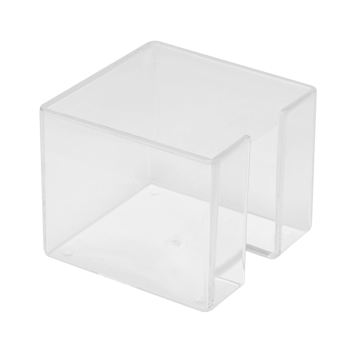 Zettelbox, dickwandig "Omikron" glasklar