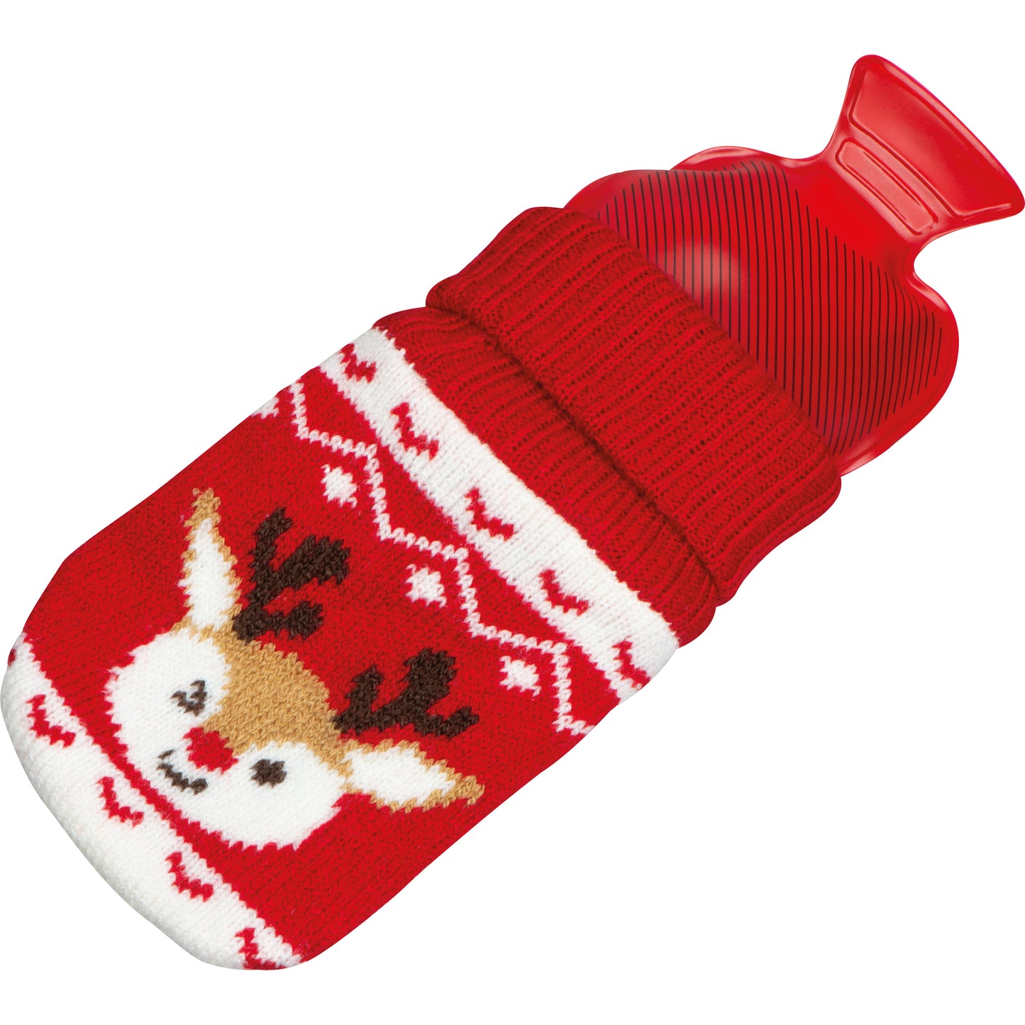 Handwärmer mit weihnachtlichem Stricküberzug ROMEO