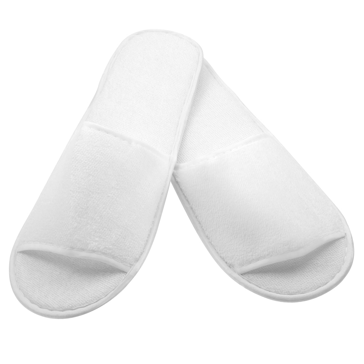 Reise-Frotteeschuhe weiß