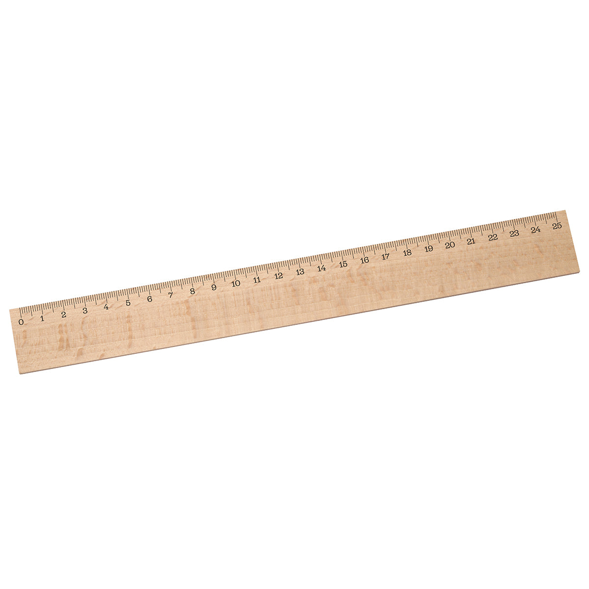 Lineal Holz 25 cm beige