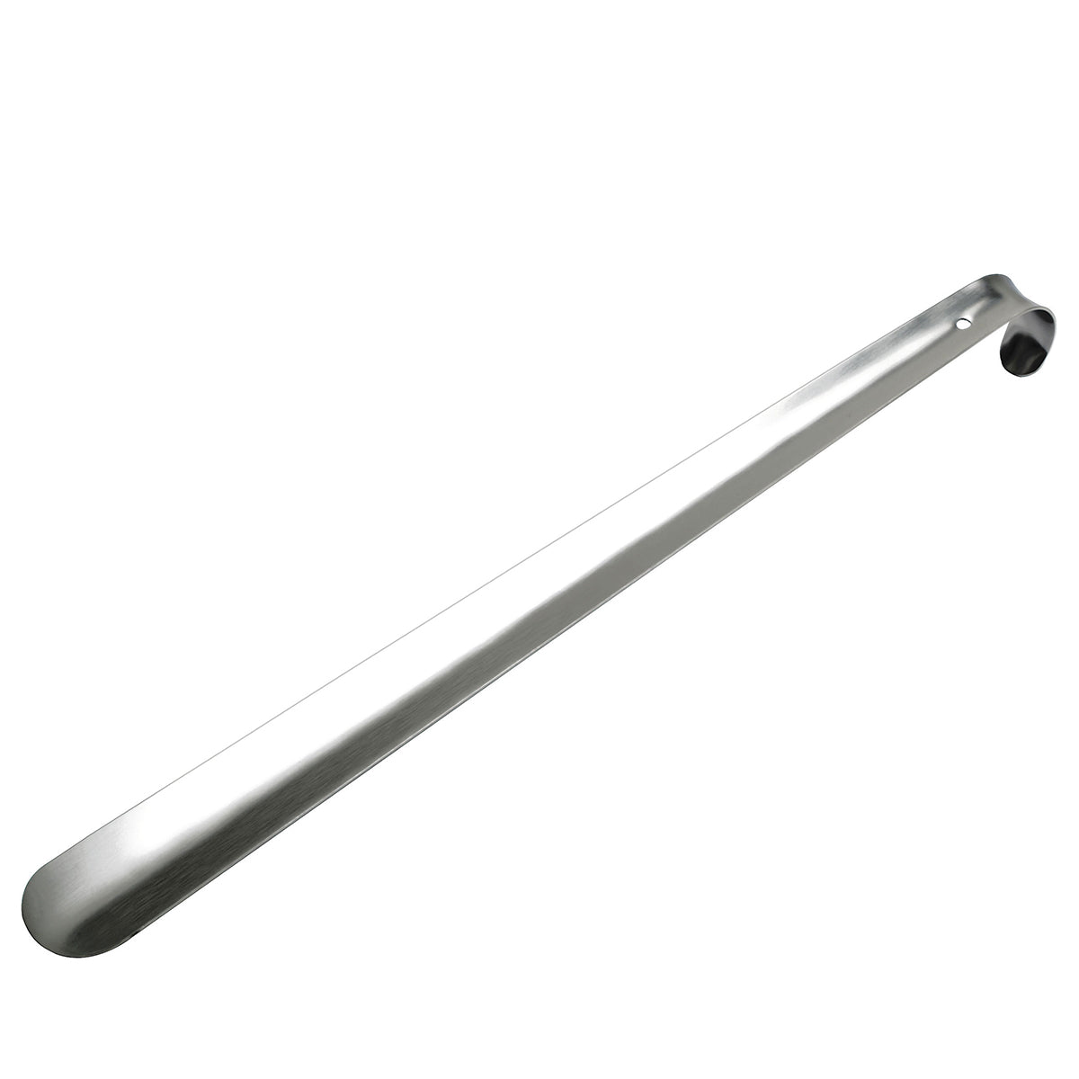 Schuhlöffel Edelstahl, extra lang silber