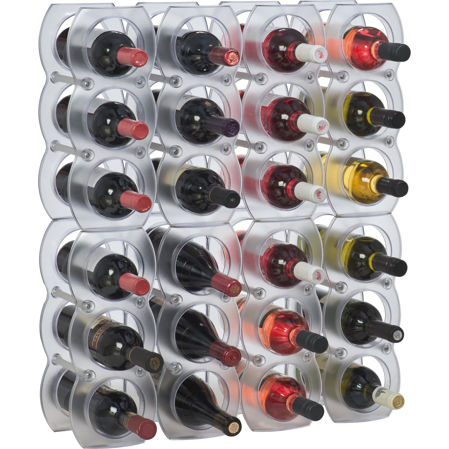 Weinregal aus Kunststoff für 3 Flaschen BOBBY