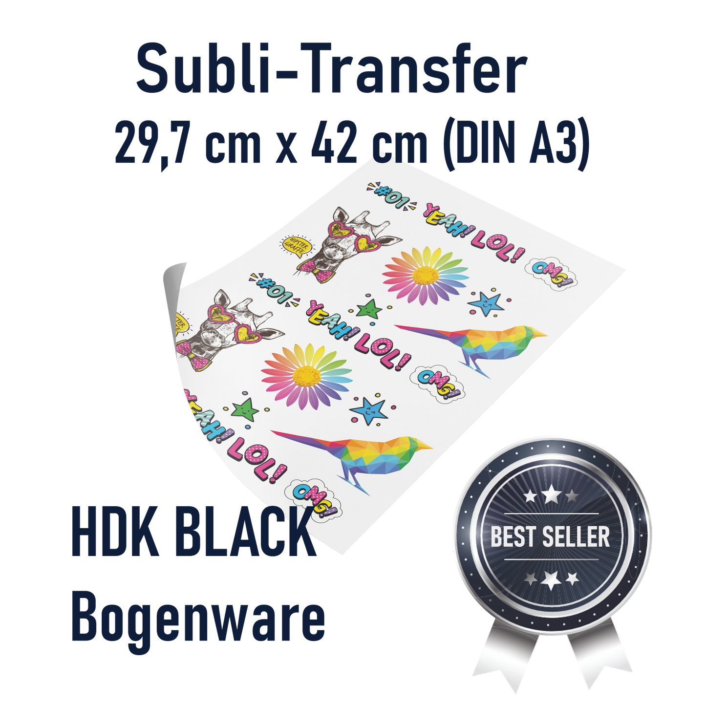 Subli-Transfer DIN A3 (29,7 x 42 cm)