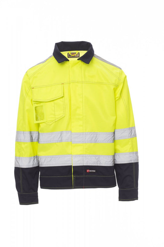 SAFE HI-VI WINTER FLUOGELB/MARINEBLAU