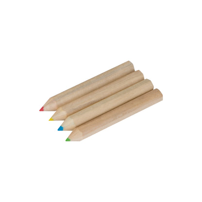 Set bestehend aus 4 Holzbuntstiften SERAFIN