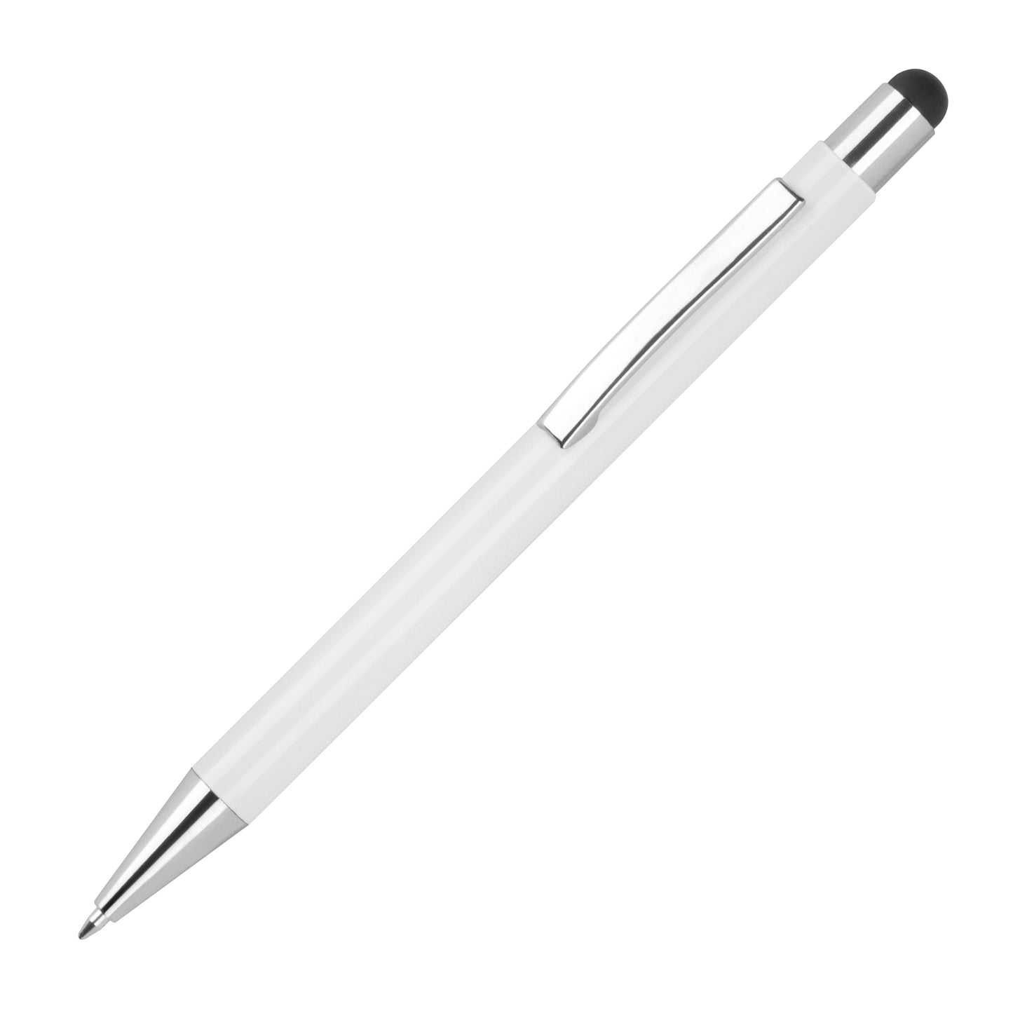Kugelschreiber aus Aluminium mit gummierter Oberfläche JEAN