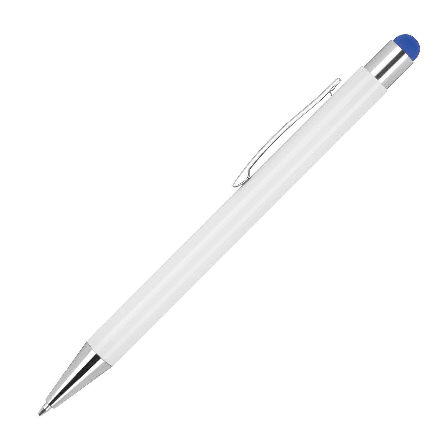 Kugelschreiber aus Aluminium mit gummierter Oberfläche JEAN