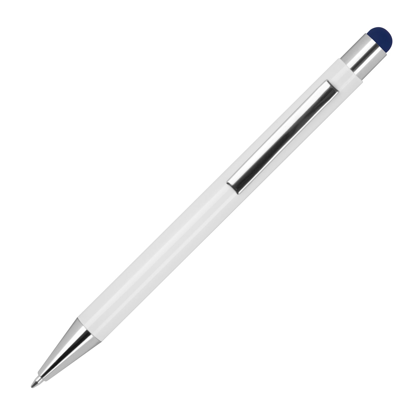 Kugelschreiber aus Aluminium mit gummierter Oberfläche JEAN