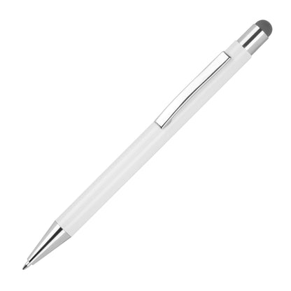 Kugelschreiber aus Aluminium mit gummierter Oberfläche JEAN