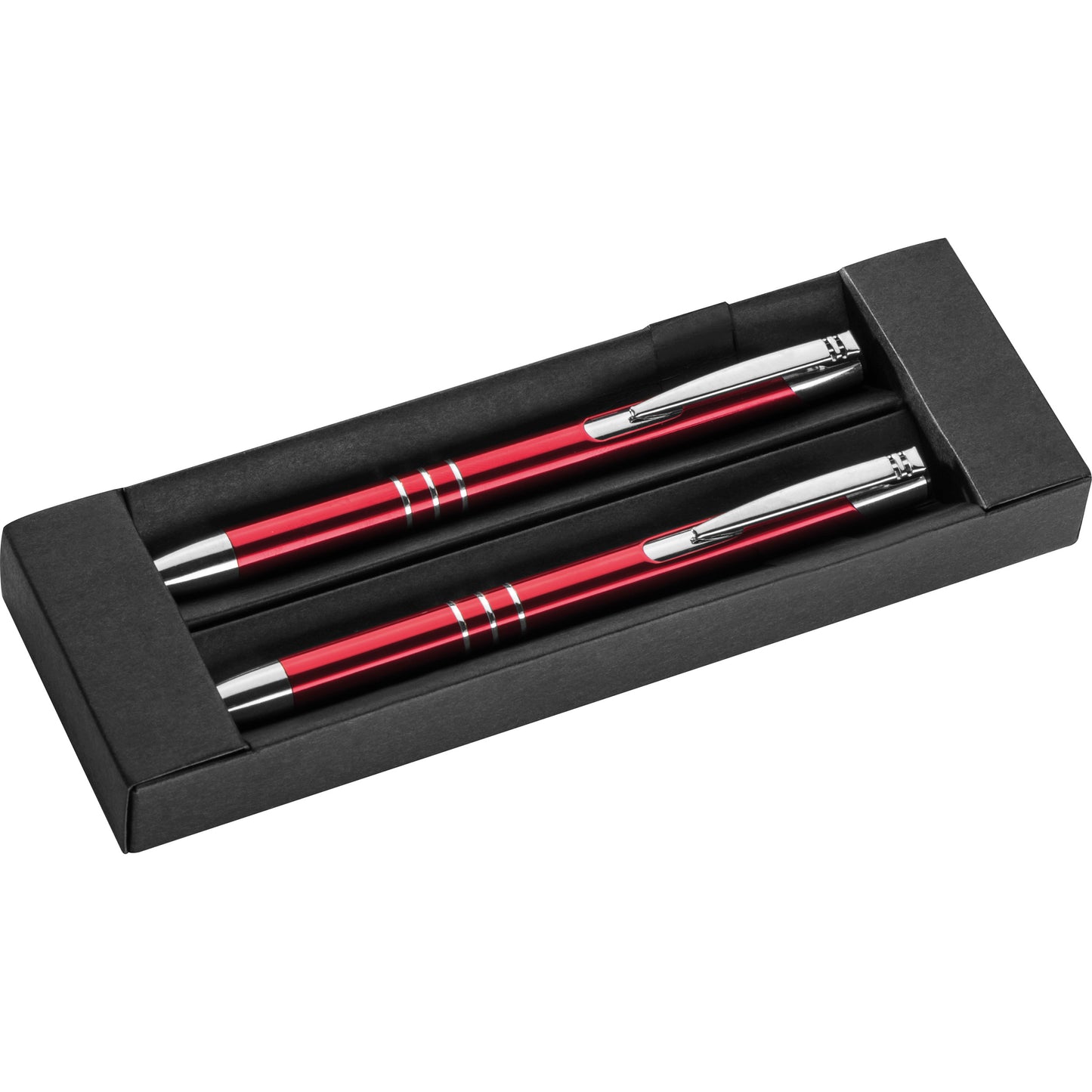 Schreibset mit Kugelschreiber und Druckbleistift aus Metall KELLY