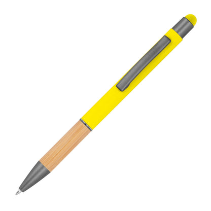 Kugelschreiber mit Griffzone aus Bambus BRYGIDA