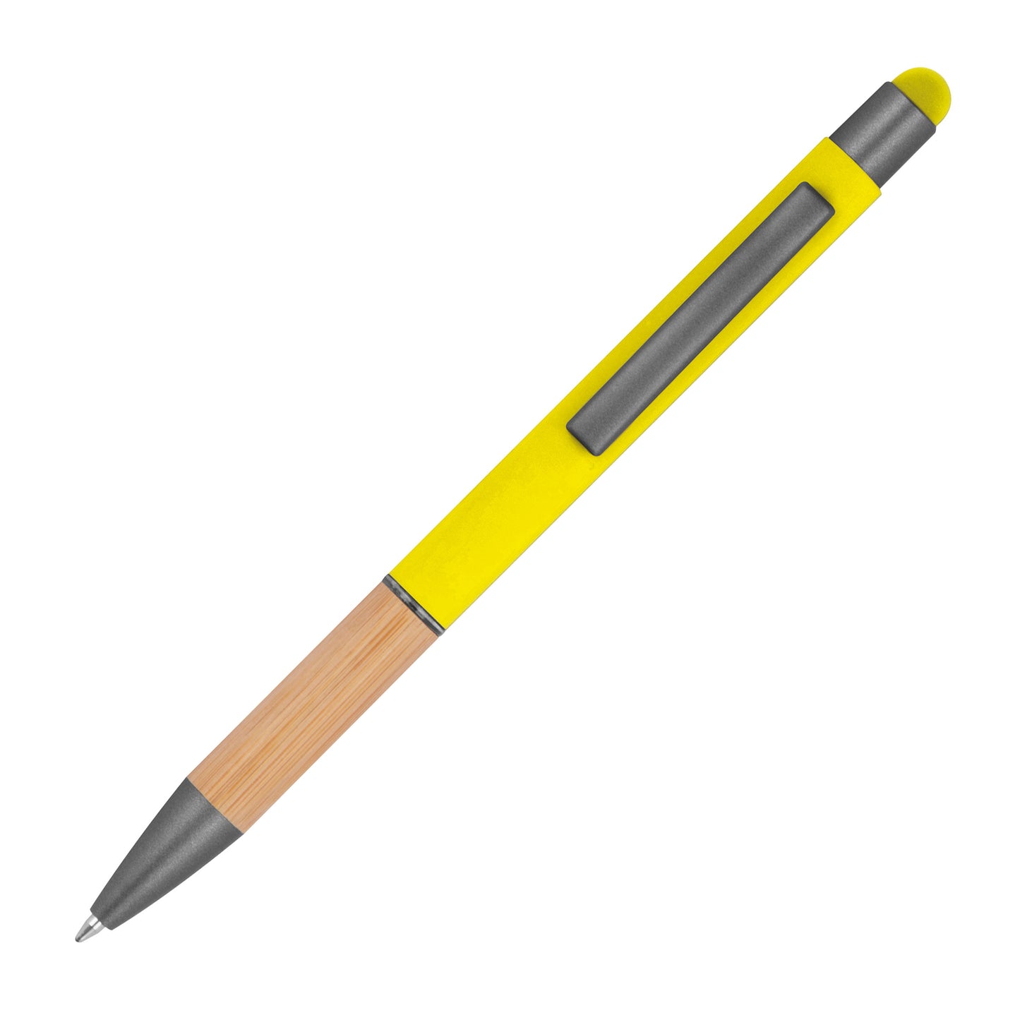 Kugelschreiber mit Griffzone aus Bambus BRYGIDA