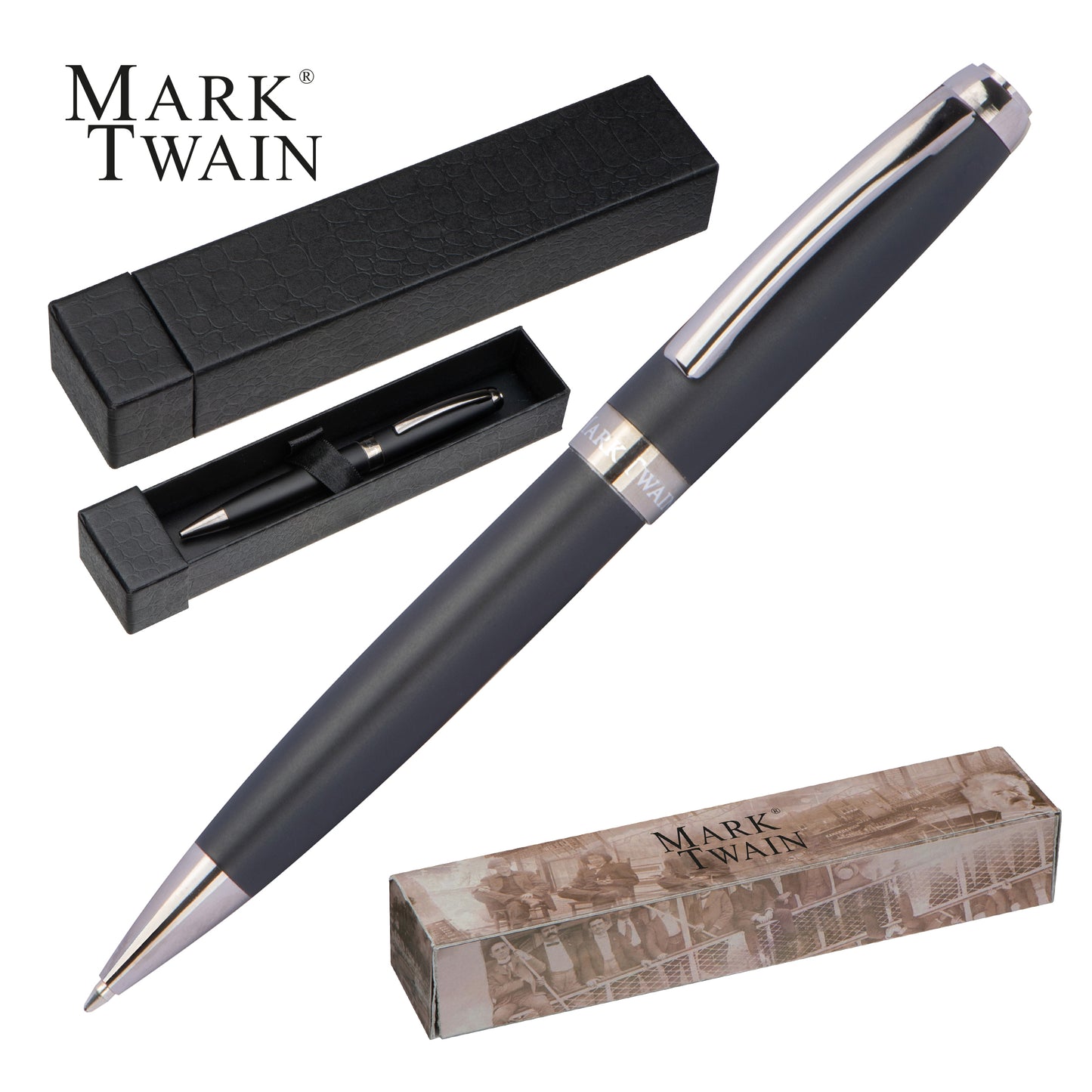 Mark Twain Drehkugelschreiber TRINITY