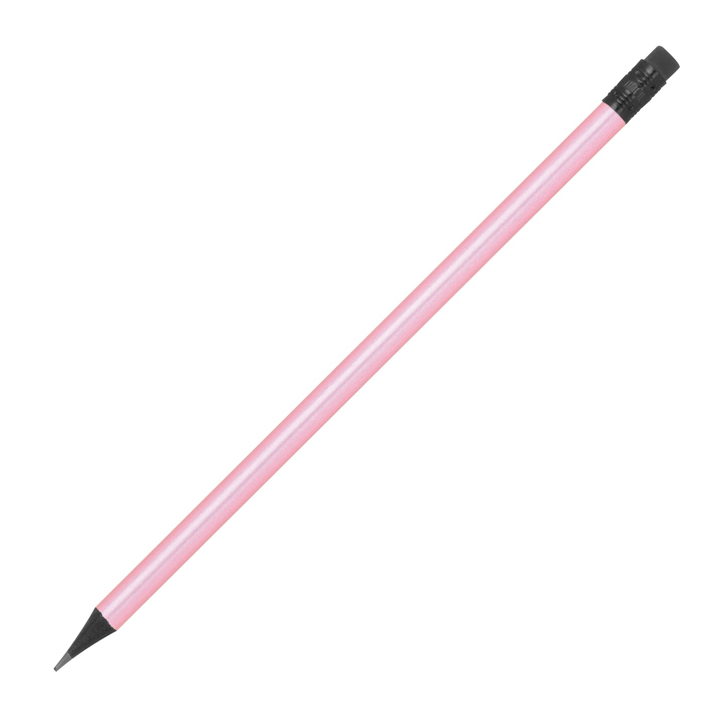 Bleistift mit Radiergummi in Metallic-Farben JAMES