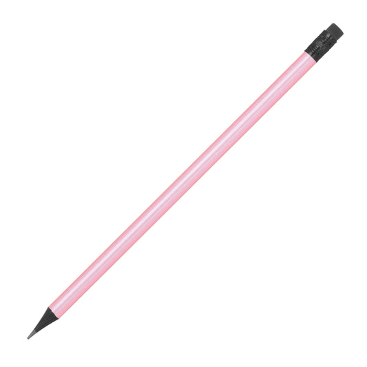 Bleistift mit Radiergummi in Metallic-Farben JAMES