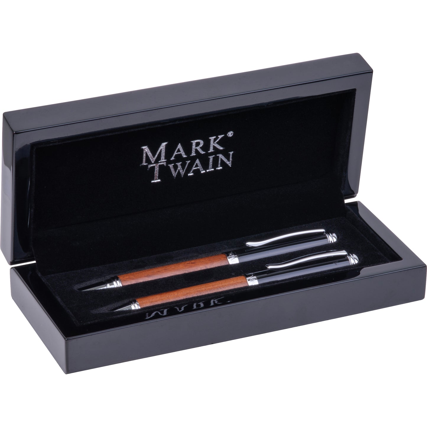 Mark Twain Holz Schreibset LORENZO