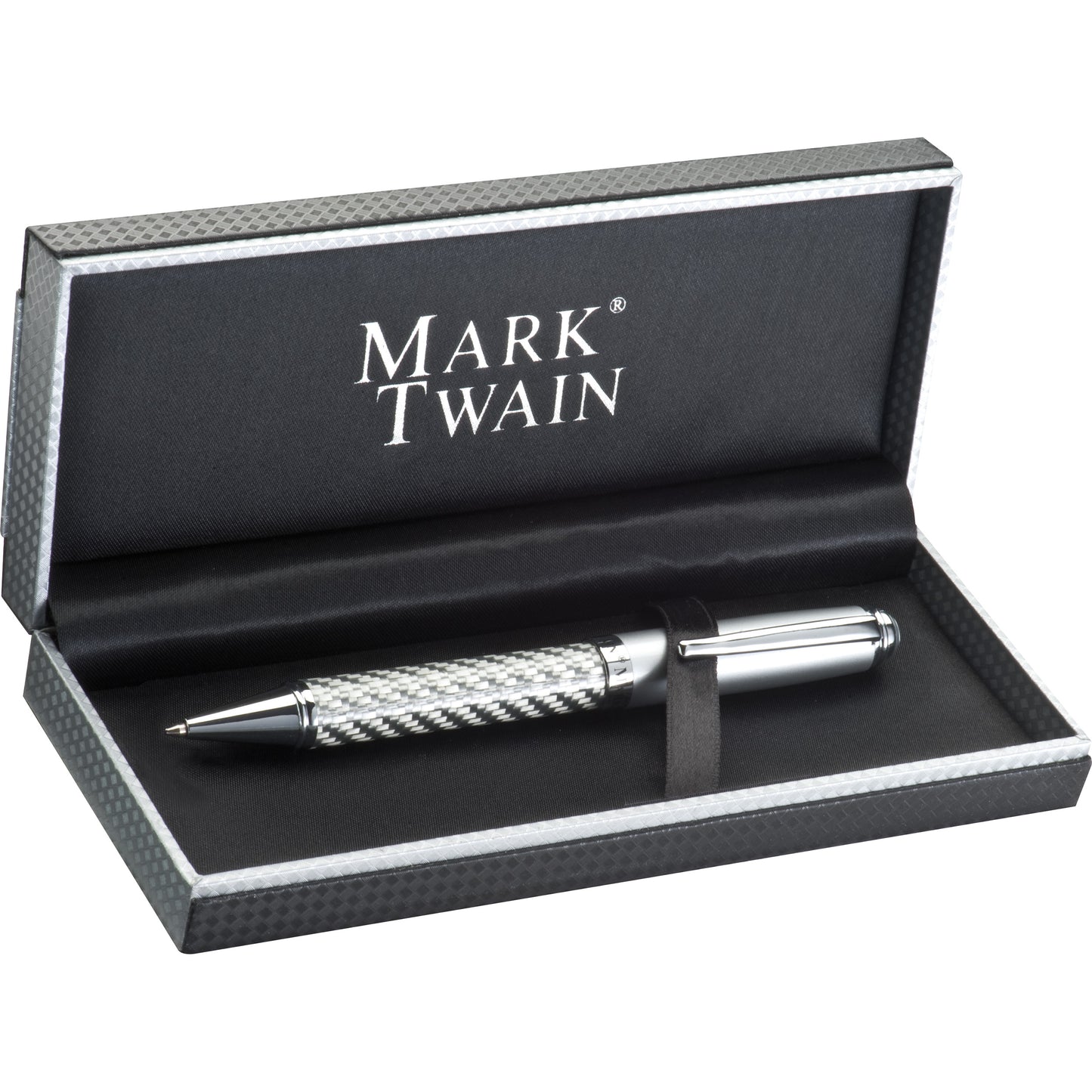 Mark Twain Kugelschreiber aus Metall AURORA