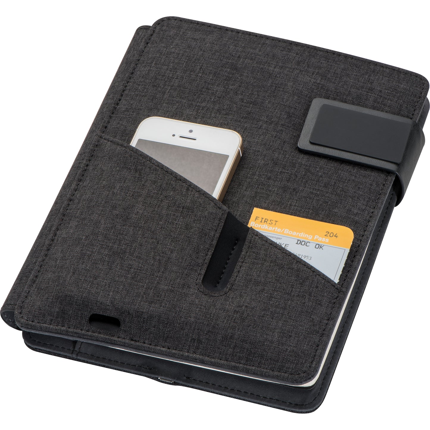 A5 Mappe mit integrierter Powerbank 4.000 mAh FABIOLA