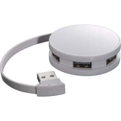 USB Hub aus Kunststoff mit 4 Anschlüssen SUSAN