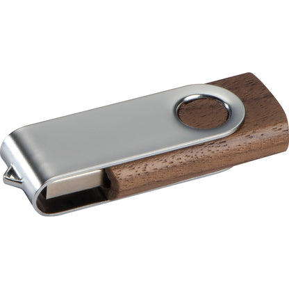 USB Stick aus dunklem Holz 4GB