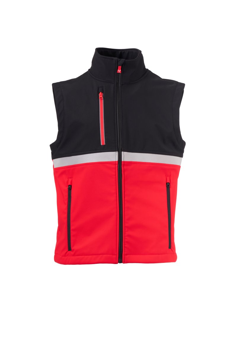 WISE VEST ROT/SCHWARZ
