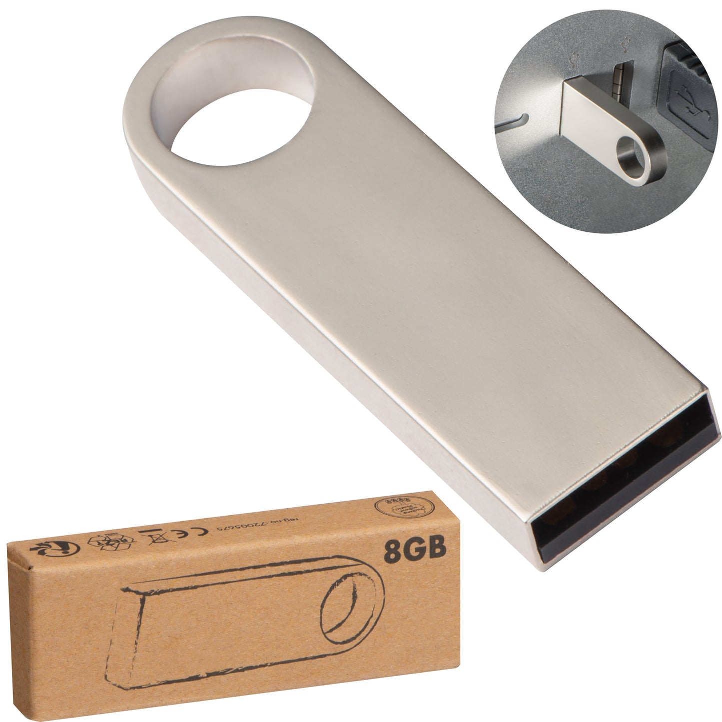 USB-Stick Metall 8GB EDYTA