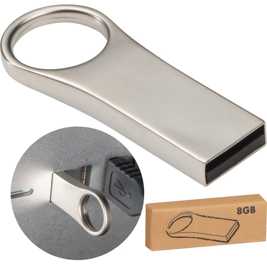 USB Stick aus Metall 8GB ROSEMARIE
