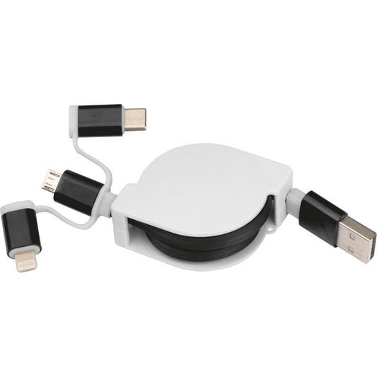 Ausziehbares Ladekabel 3in1 NICO