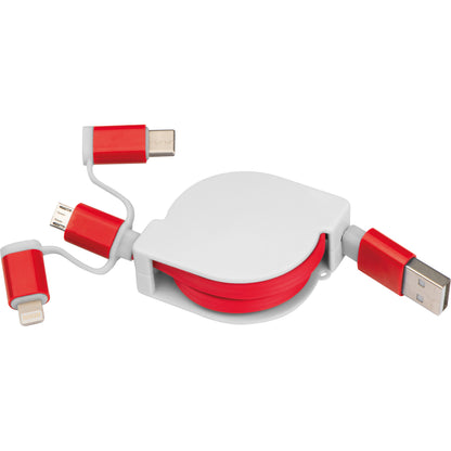 Ausziehbares Ladekabel 3in1 NICO