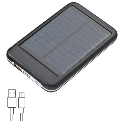 Solar Powerbank aus Metall mit 4.000 mAh LEONARD