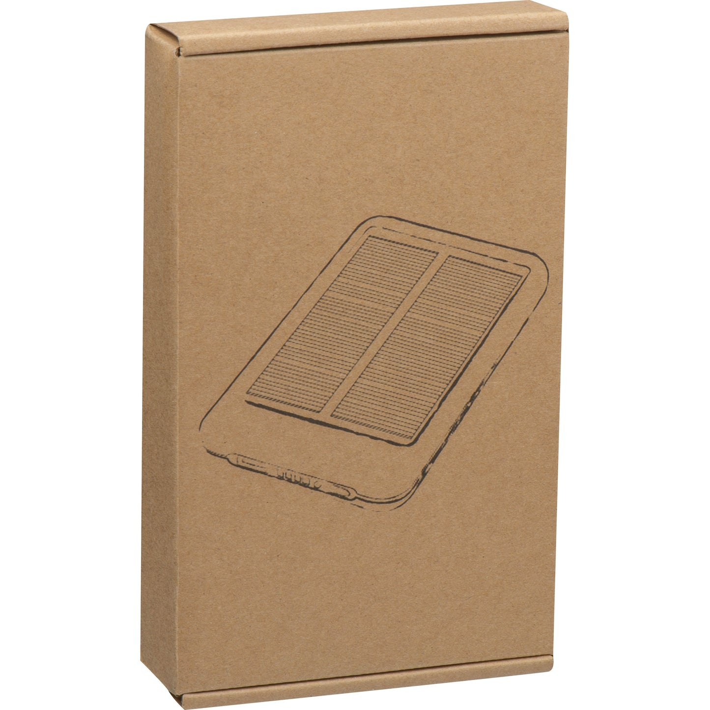Solar Powerbank aus Metall mit 4.000 mAh LEONARD