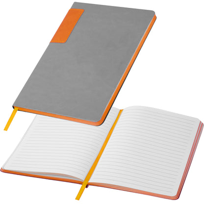A5 Notizbuch mit farbigem Schnitt EVAN