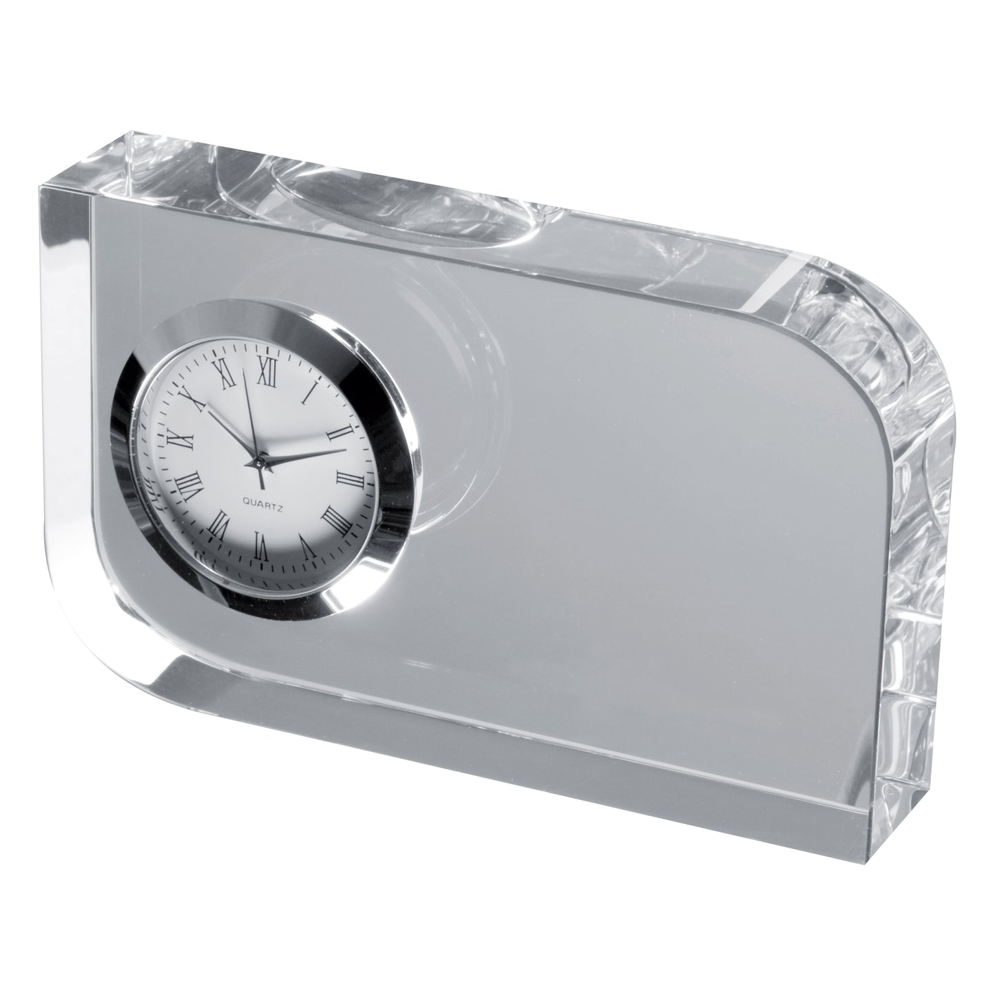 Glasblock mit Uhr GERALD