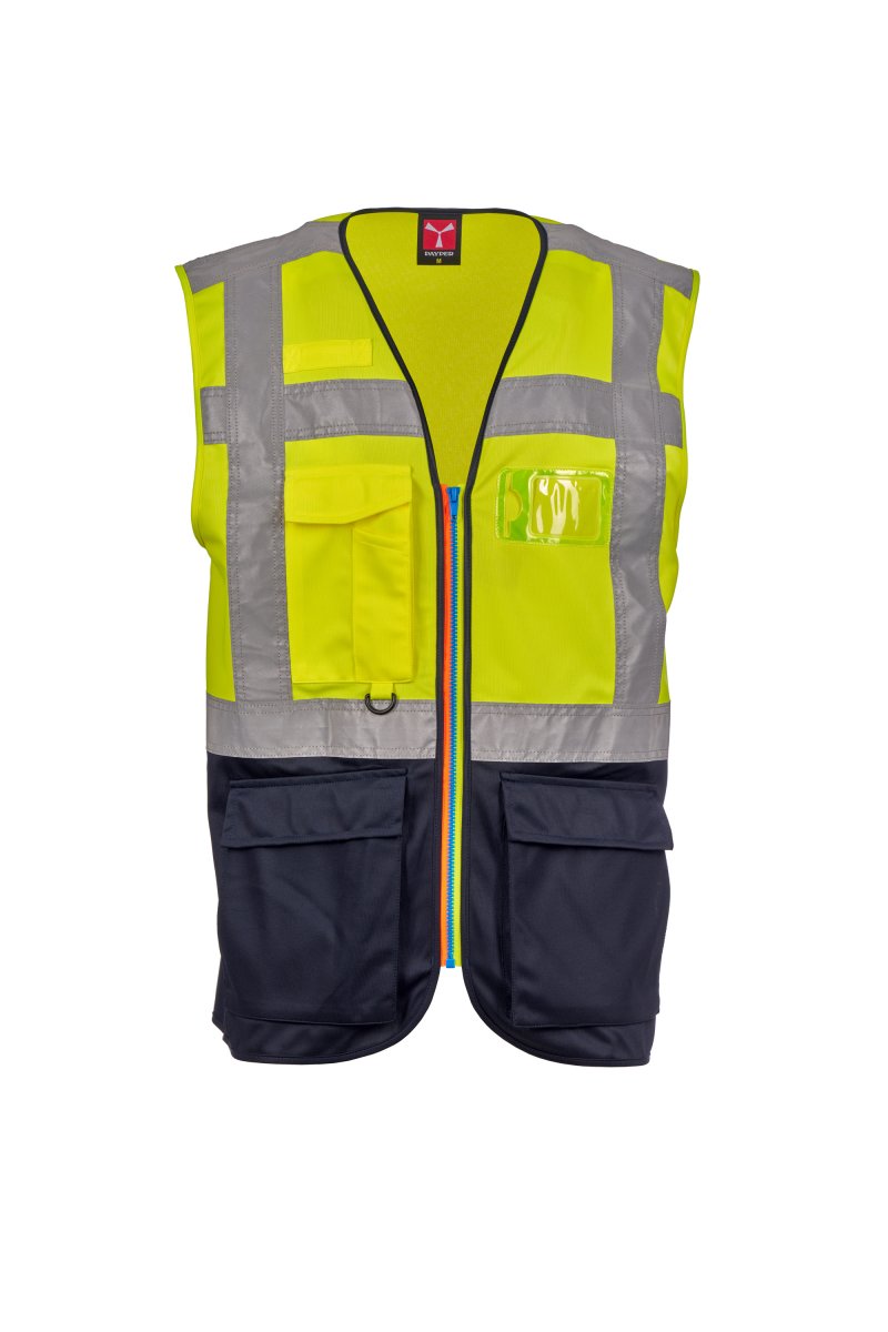EXTROVERT FLUOGELB/MARINEBLAU