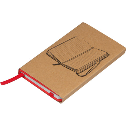 Notizbuch mit Lesebändchen und Gummibandverschluss ROMANA