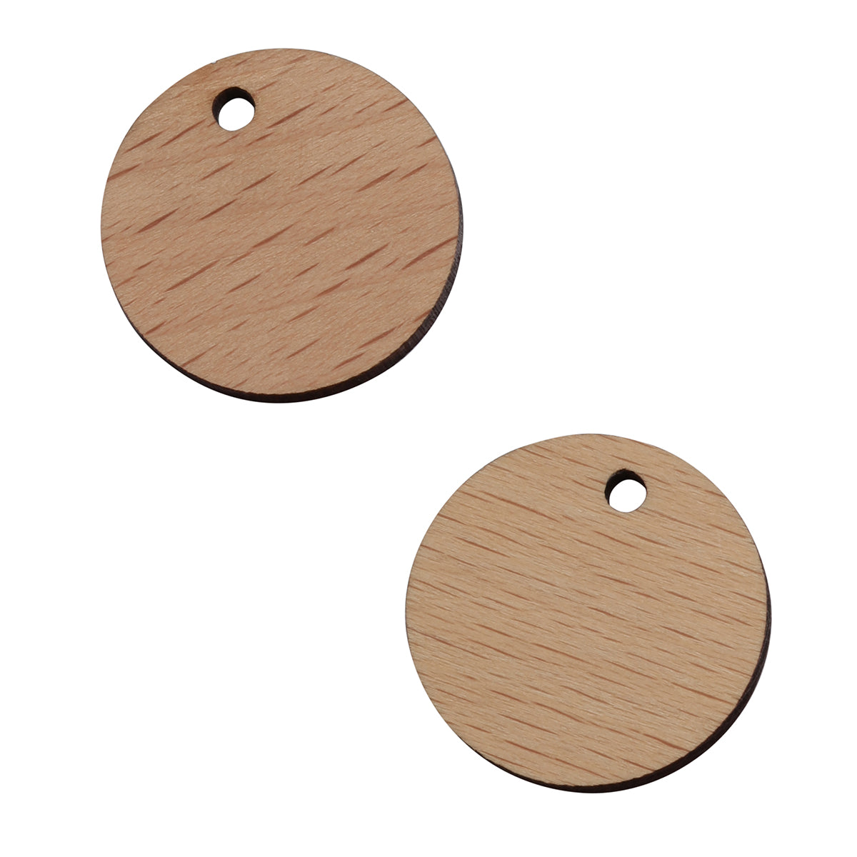 1€-Chip Holz beige