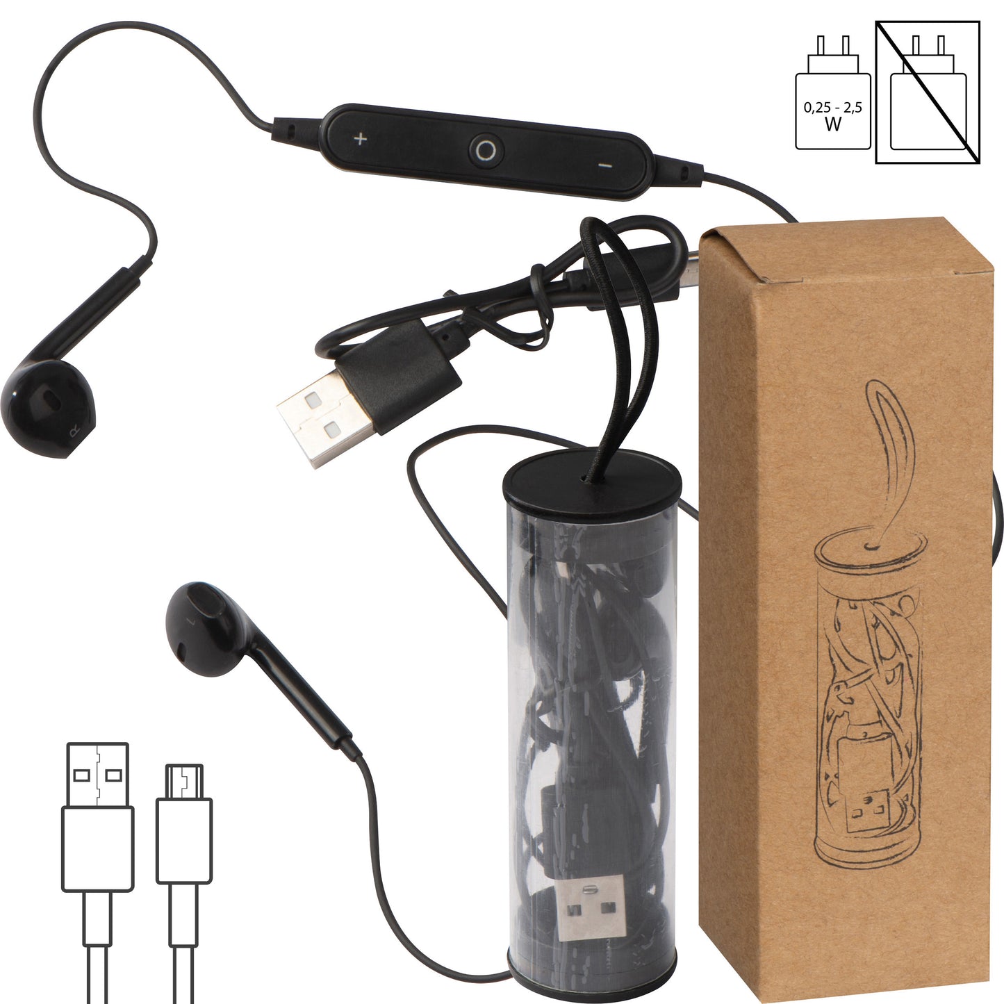 Bluetooth Kopfhörer mit Lautstärkeregulierung ISAAC