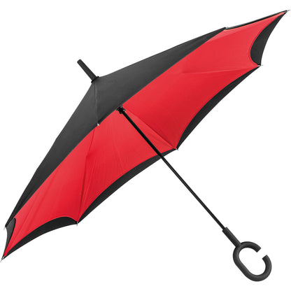 Umklappbarer Regenschirm aus 190T Pongee OLIVIA