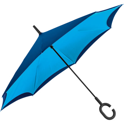 Umklappbarer Regenschirm aus 190T Pongee OLIVIA