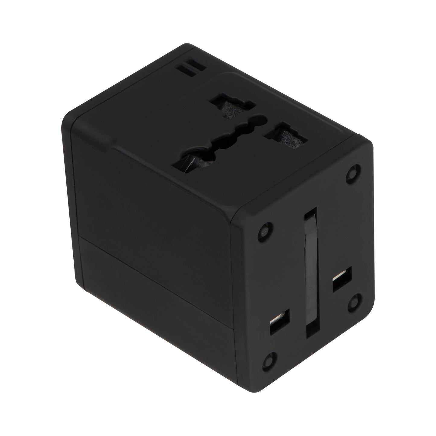 Gummierter Reiseadapter in einem Etui TADDEO