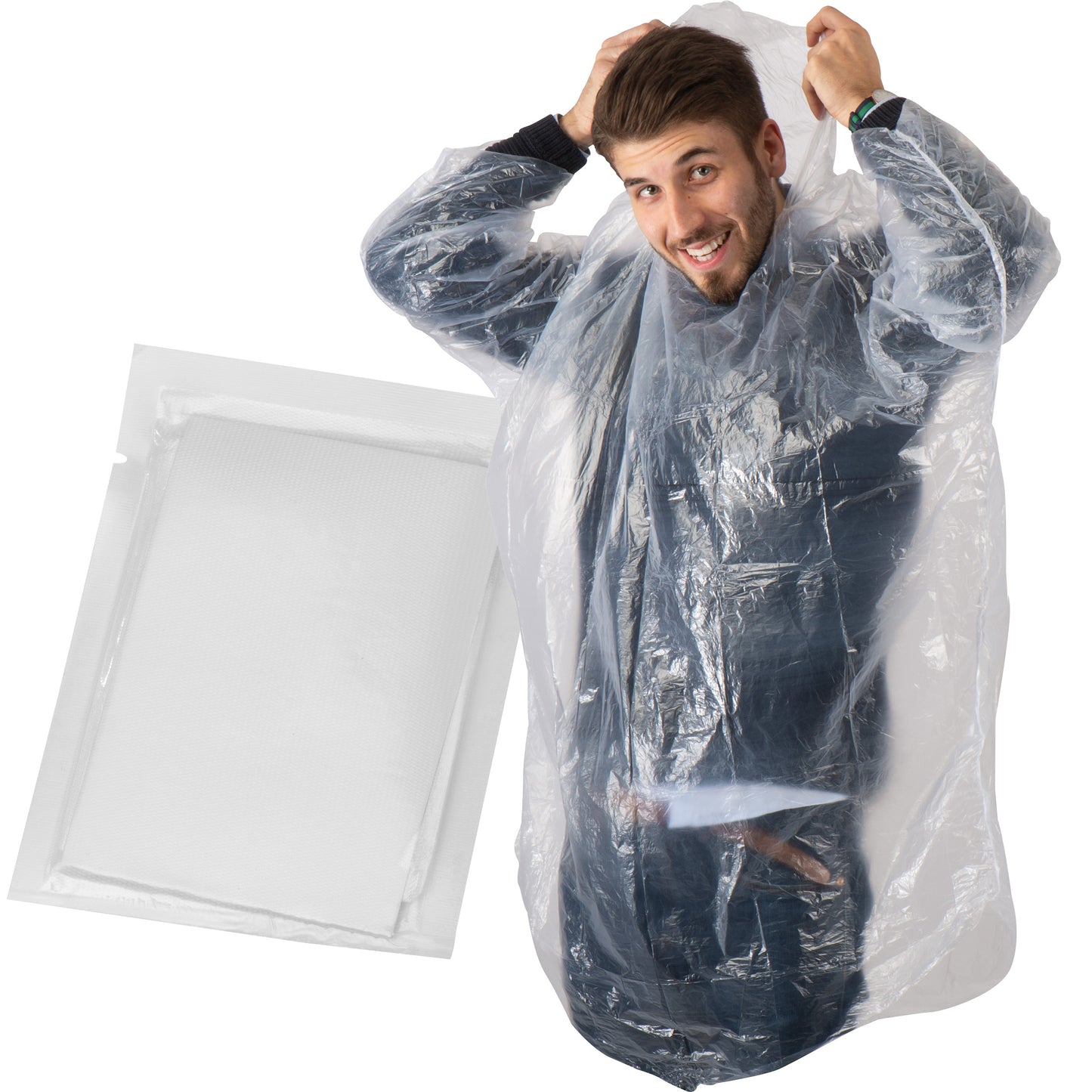 Transparenter Not-Poncho ERIC