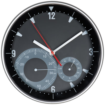 Wanduhr mit Hygro - und Thermometer GEORGE