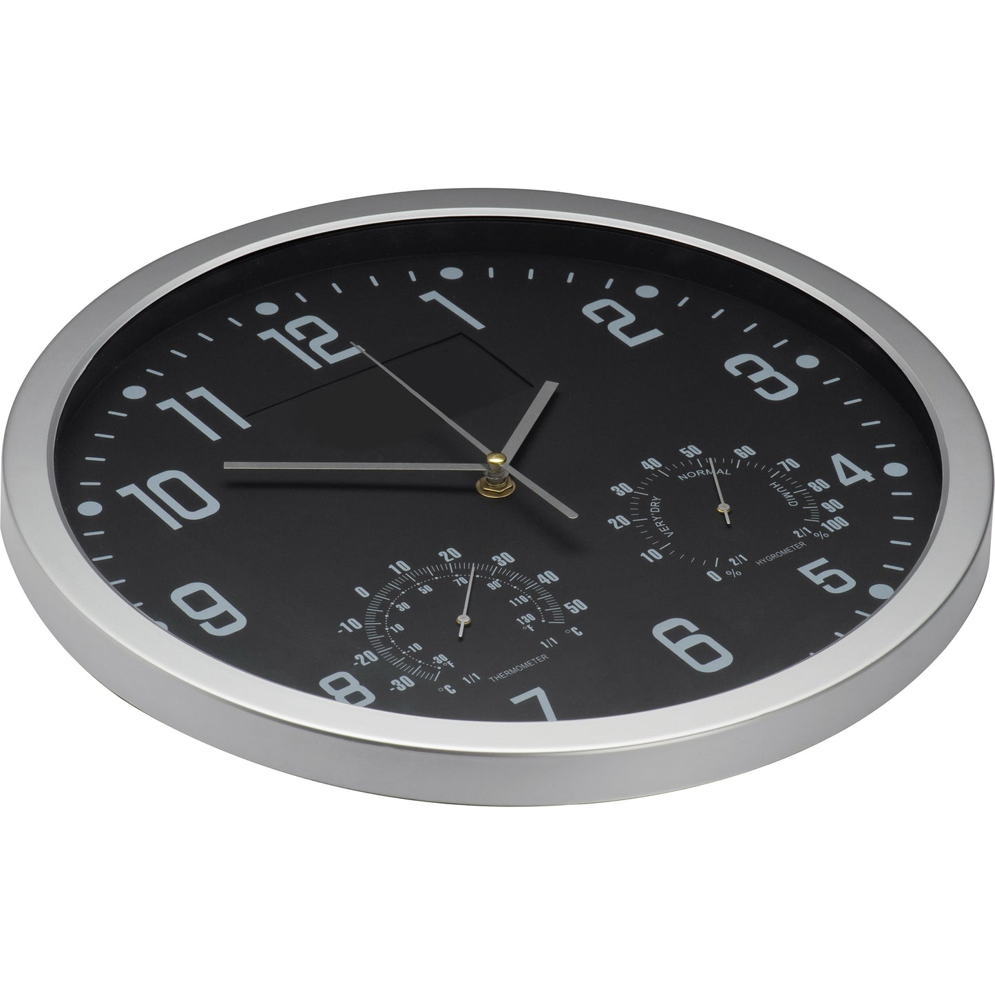 Wanduhr mit Hygro - und Thermometer MALCOLM