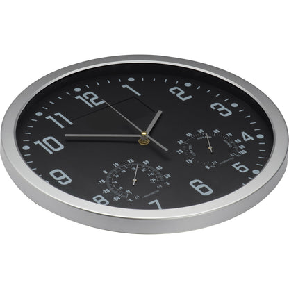 Wanduhr mit Hygro - und Thermometer MALCOLM