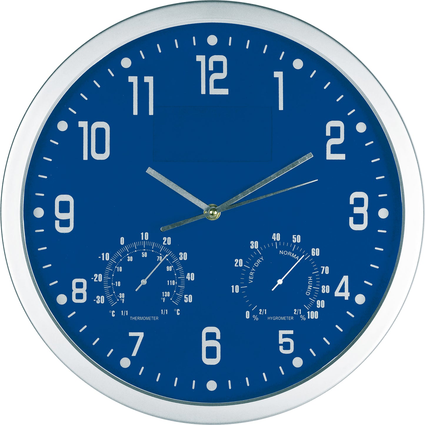 Wanduhr mit Hygro - und Thermometer MALCOLM