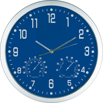 Wanduhr mit Hygro - und Thermometer MALCOLM