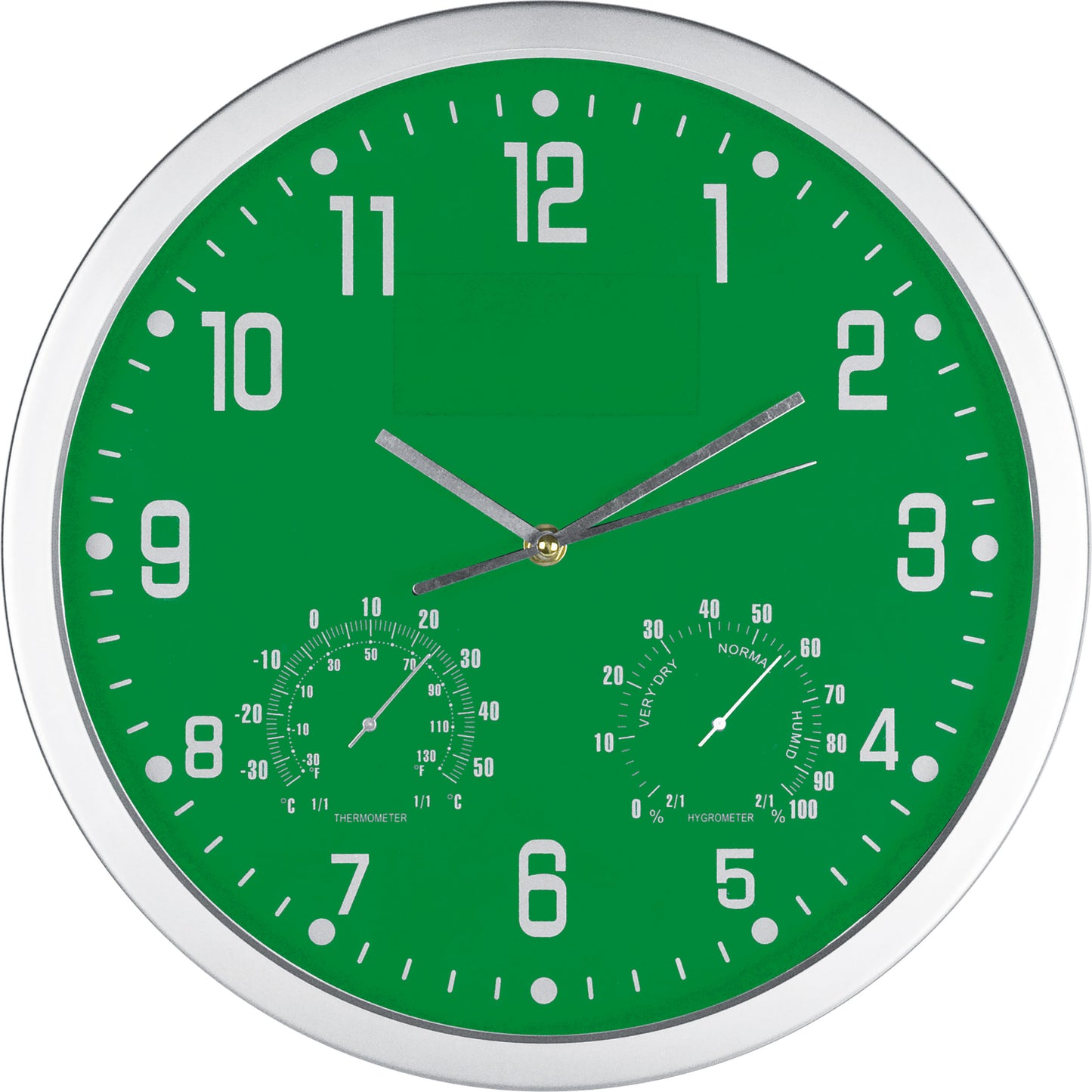 Wanduhr mit Hygro - und Thermometer MALCOLM