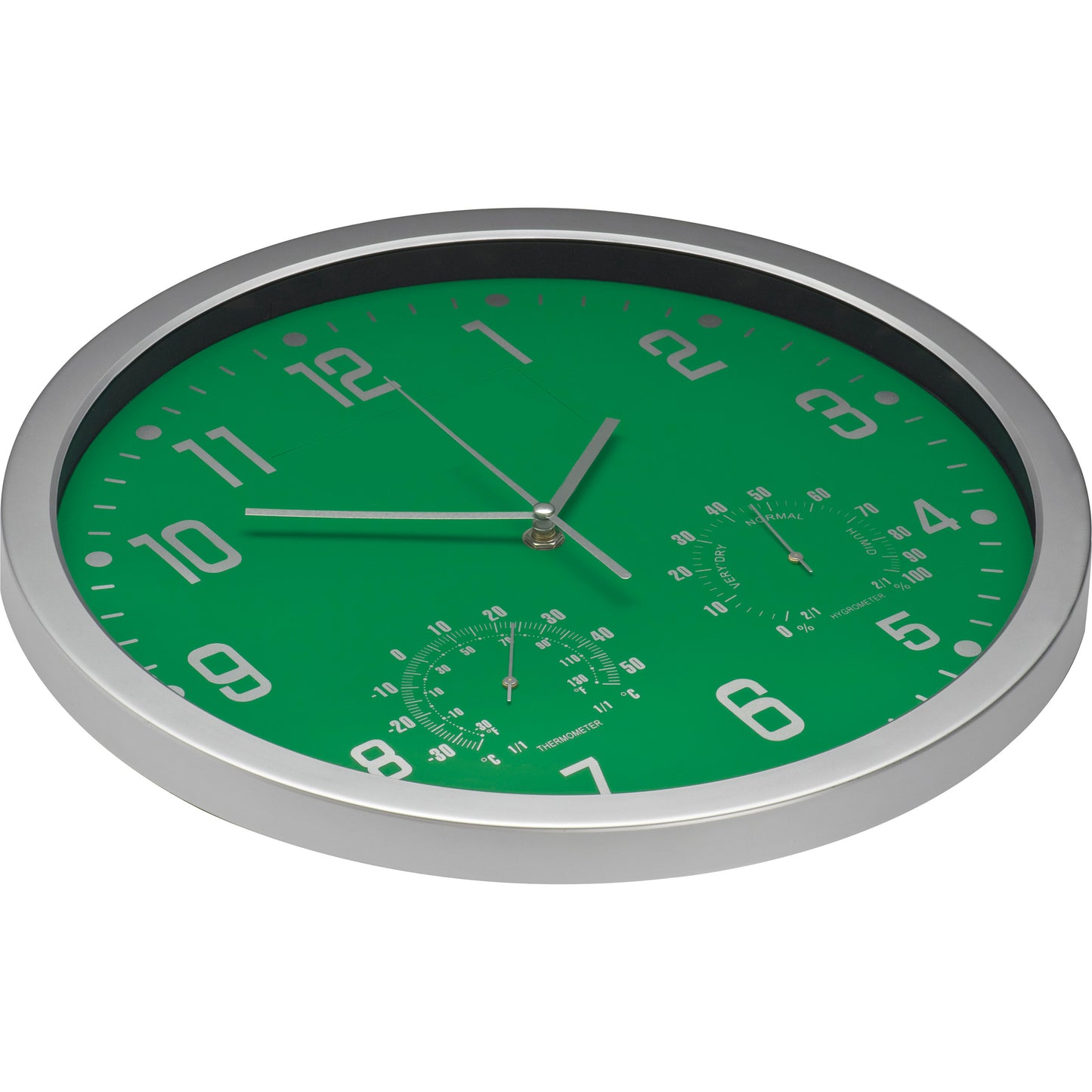 Wanduhr mit Hygro - und Thermometer MALCOLM