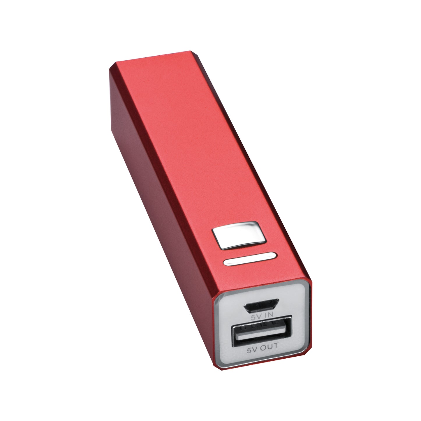Powerbank 2.200 mAh aus Metall, inkl. Ladekabel OLEG